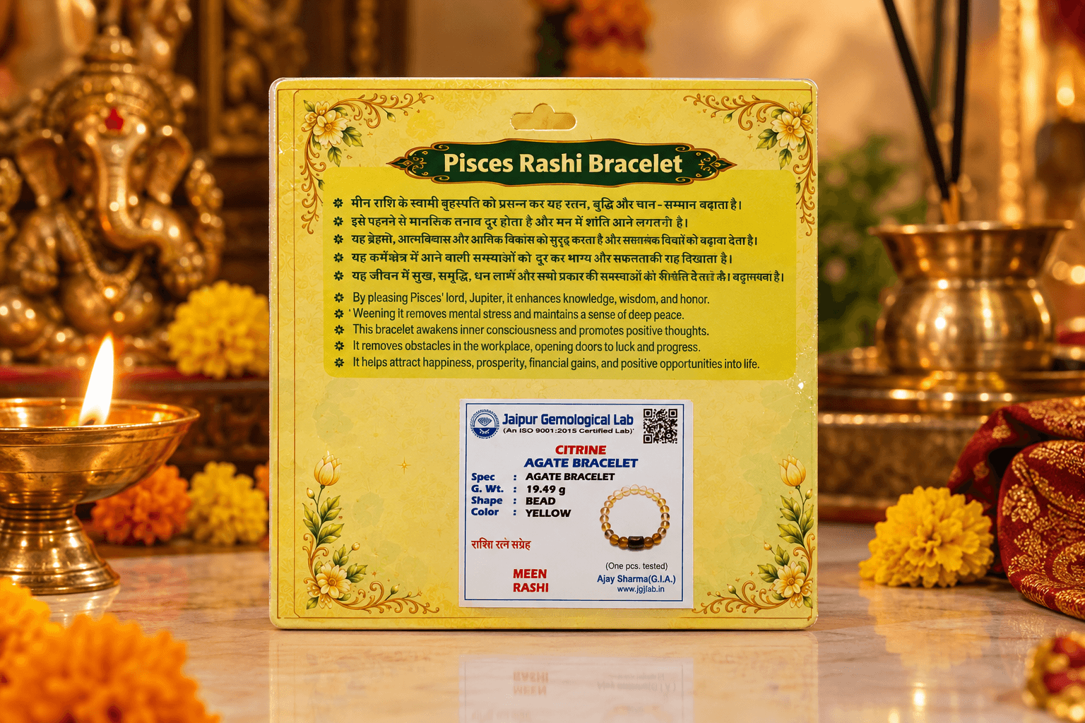 Pisces Rashi Bracelet for Meen Rashi - Image 3